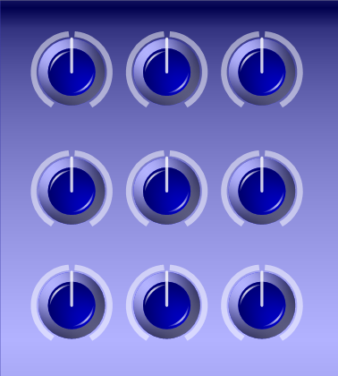 Blue knob controls in VG.net